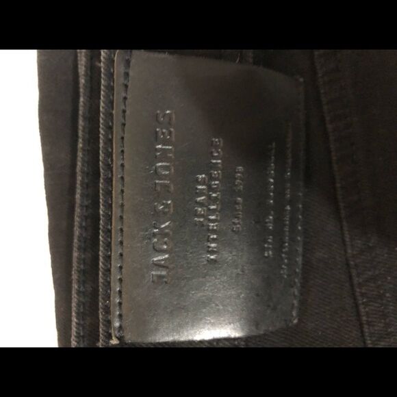 JACK & JONES MIKE Comfort Fit Men’s Black Jeans 36 - Picture 8 of 8